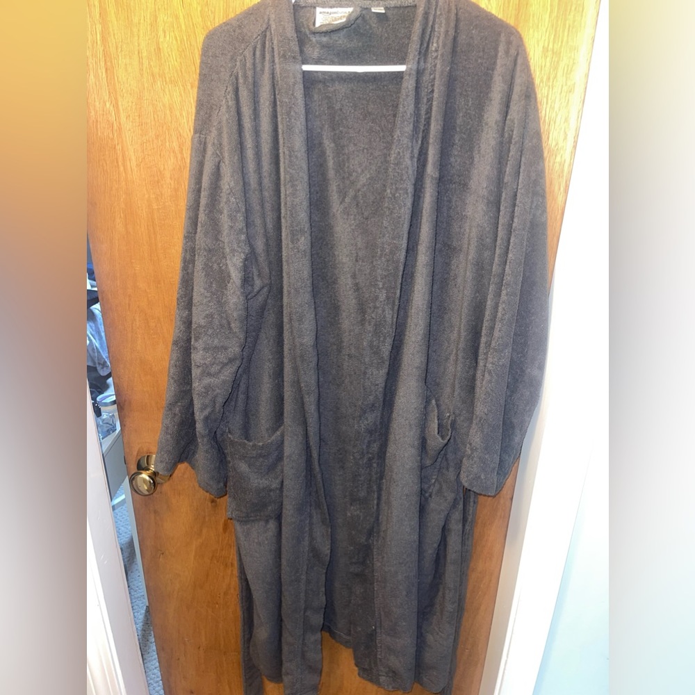 Long Grey L/XL Robe from Amazon